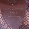 Louis Vuitton Speedy 35 travel bag in ebene damier canvas and brown leather - Detail D3 thumbnail