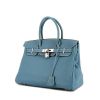 Hermes Birkin 30 cm handbag in blue jean togo leather - 00pp thumbnail