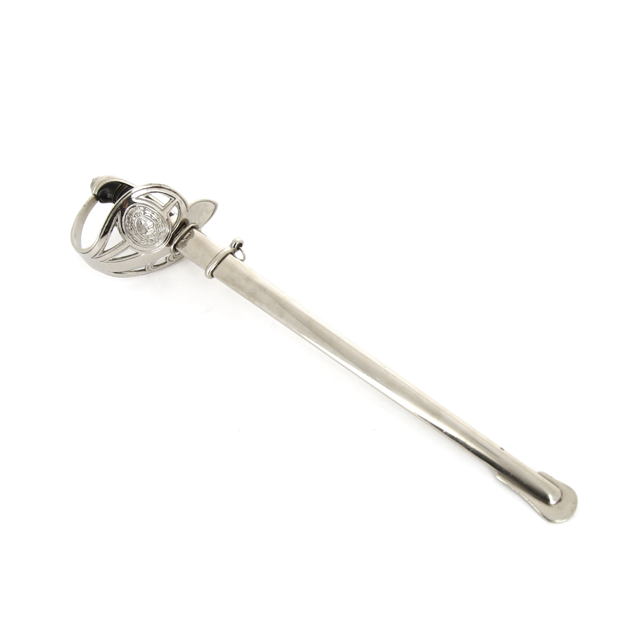 Hermès sword-shaped letter opener, in chromed metal, 1950s - Detail D1