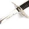 Ouvre-lettre Hermès en forme de sabre, en métal chromé, années 1950 - Detail D2 thumbnail