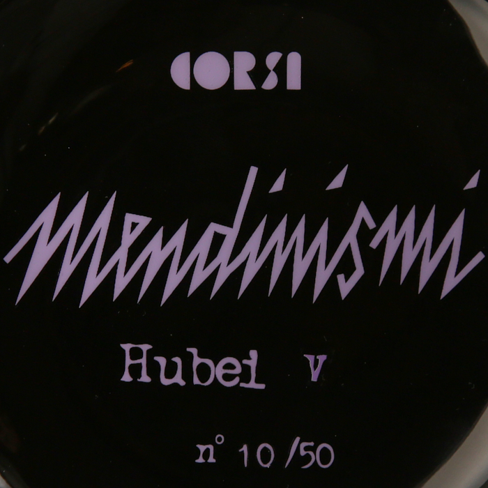 Vase "Hubei V", Alessandro Mendini, en fibre de verre multicolore, de 2008