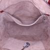 Louis Vuitton Lockit Soft handbag in burgundy leather and grey-beige python - Detail D3 thumbnail