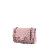 Chanel Timeless handbag in purple quilted leather - 00pp thumbnail