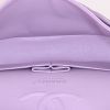 Chanel Timeless handbag in purple quilted leather - Detail D3 thumbnail