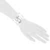 Bracelet manchette Tiffany & Co Bones grand modèle en argent - Detail D1 thumbnail