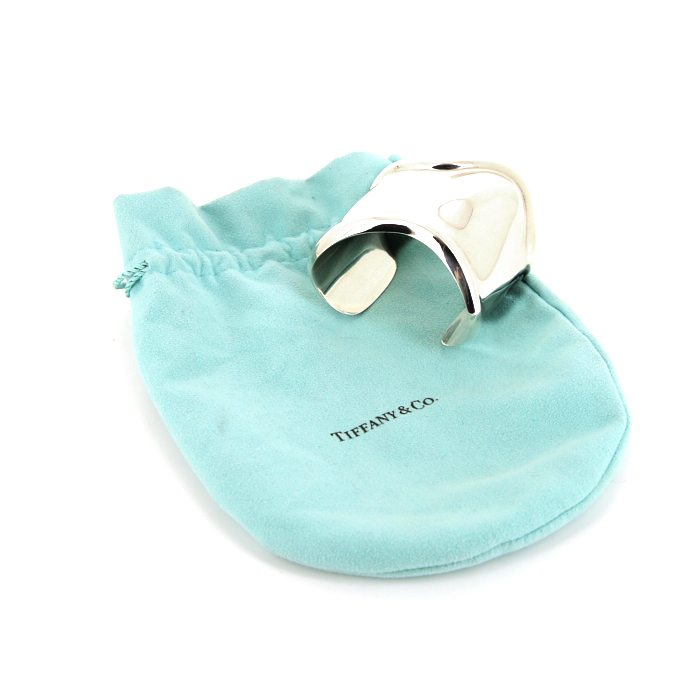 Bracelet manchette Tiffany & Co Bone grand modèle en argent