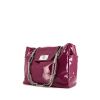 Shopping bag Chanel Grand Shopping in pelle verniciata rosa - 00pp thumbnail