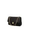 Chanel Timeless bag worn on the shoulder or carried in the hand in black quilted leather - 00pp thumbnail