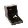 Sortija Boucheron Quatre Black Edition modelo grande en oro blanco,  diamantes y cerámica negra - Detail D2 thumbnail