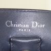 Shopping bag Dior Diorissimo modello medio in pelle tricolore bordeaux rosa e nera - Detail D4 thumbnail