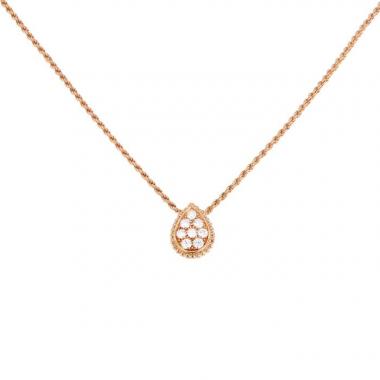 Collier Boucheron Serpent Bohème taille S en or rose et diamants