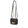 Hermes Constance Micro handbag in black epsom leather - 00pp thumbnail