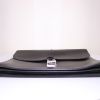 Hermès Sac à dépêches briefcase in black grained leather - Detail D4 thumbnail