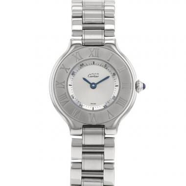 Orologio Cartier Must 21 in acciaio Ref :  1340 Circa  1990