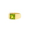 Cartier Tank small model ring in yellow gold and peridot - 00pp thumbnail