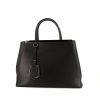 Fendi 2 Jours handbag in black leather - 360 thumbnail