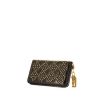 Portafogli Dior Dioraddict in pelle verniciata nera con decoro di borchie - 00pp thumbnail