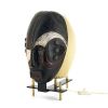 African mask lamp, painted wood, 1940s - 00pp thumbnail