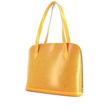 Date Code & Stamp] Louis Vuitton Yellow Epi Lussac Tote