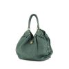 Louis Vuitton L handbag in blue mahina leather - 00pp thumbnail