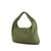 Bottega Veneta Veneta small model handbag in green intrecciato leather - 00pp thumbnail