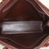 Chanel Vintage handbag in brown quilted suede - Detail D2 thumbnail