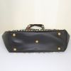 Valentino Garavani Rockstud trapeze bag worn on the shoulder or carried in the hand in black leather - Detail D5 thumbnail