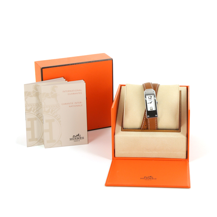Hermes Kelly 2 wristwatch watch in stainless steel Ref:  KT1.210 Circa  2000