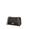 Chanel 2.55 shoulder bag in black quilted leather - 00pp thumbnail