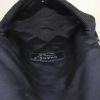 Chanel shoulder bag in black quilted jersey - Detail D2 thumbnail