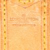 Borsa da viaggio Louis Vuitton Polochon in tela monogram cerata marrone e pelle naturale - Detail D4 thumbnail