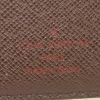 Billetera Louis Vuitton en lona a cuadros marrón - Detail D3 thumbnail