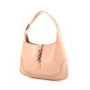 Gucci Bardot handbag in rosy beige leather - 00pp thumbnail