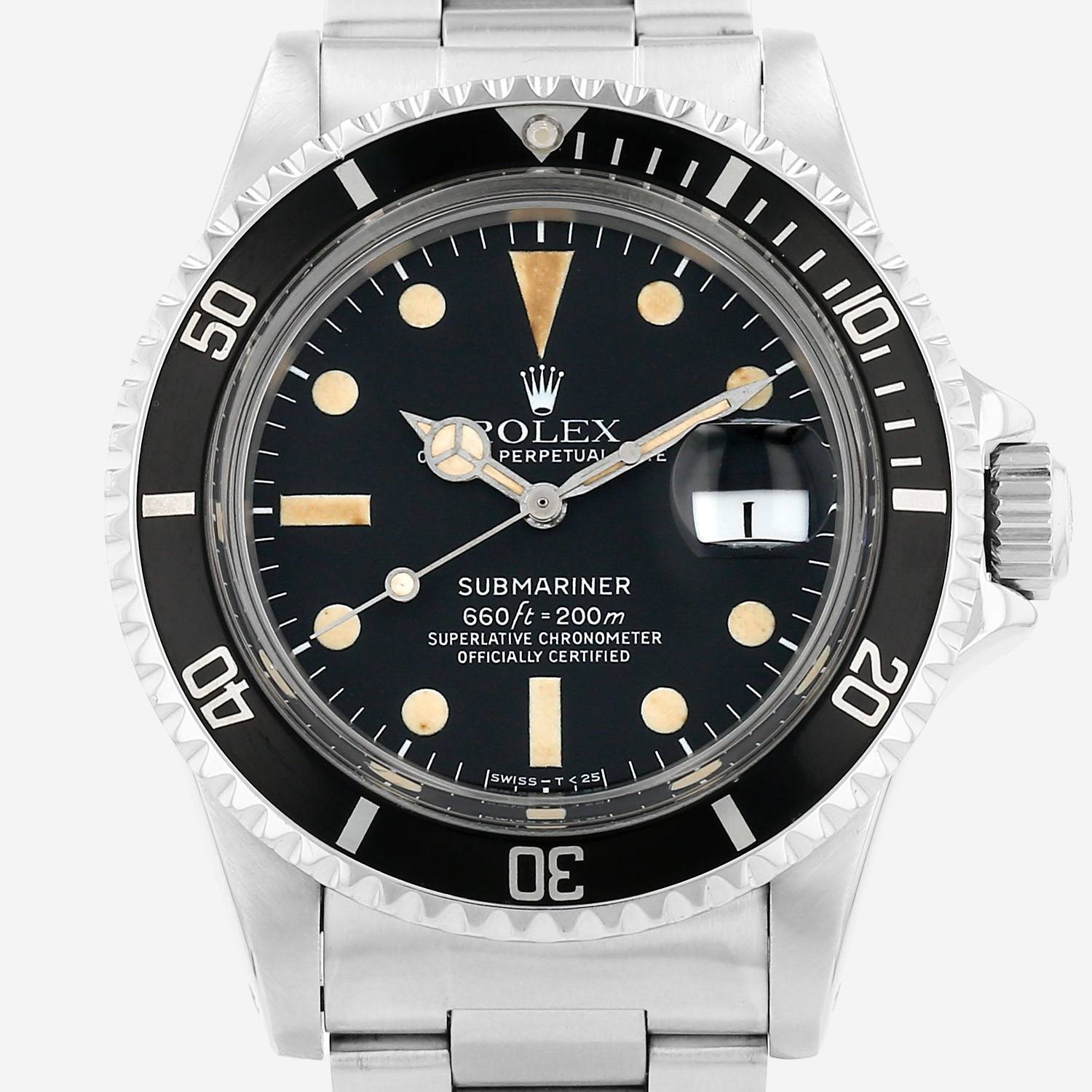 Reloj Rolex Submariner Date de acero Ref: Rolex - 1680  Circa 1979