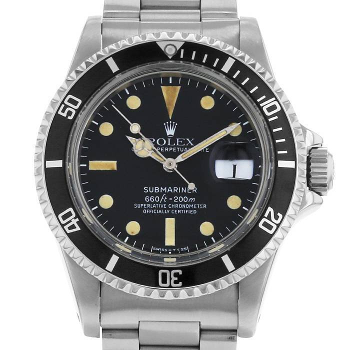 Montre Rolex Submariner Date en acier Ref :  1680 Vers  1978 - 00pp