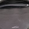 Saint Laurent College shoulder bag in grey chevron quilted leather - Detail D3 thumbnail