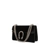 Gucci Dionysus bag worn on the shoulder or carried in the hand in black suede and black leather - 00pp thumbnail