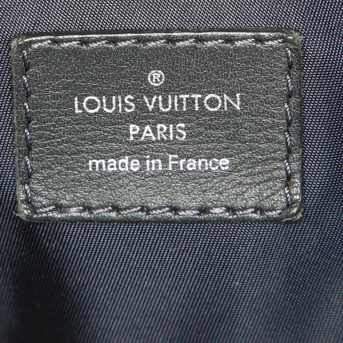 Sac 24 heures Louis Vuitton  America's Cup en cuir bleu - Detail D3