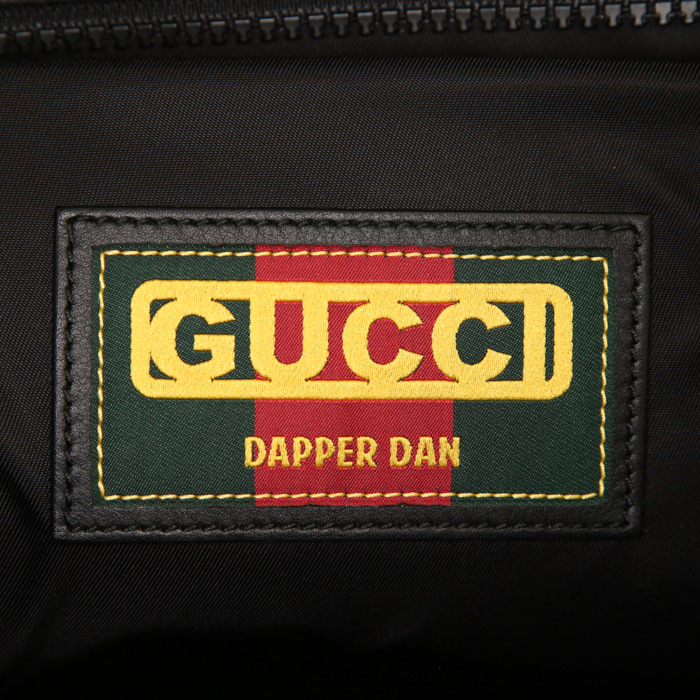 Gucci backpack in brown monogram leather - Detail D4