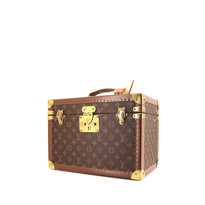Louis Vuitton Micro Vanity Beige in Monoglam Coated Canvas with Gold-tone -  US
