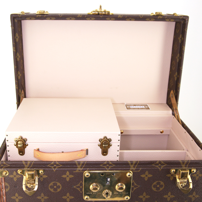 Beauty Louis Vuitton Boîte à Pharmacie in tela monogram marrone e losine - Detail D1