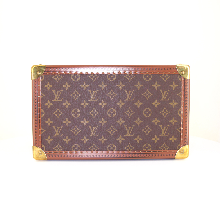 Vanity Louis Vuitton Boîte à Pharmacie en toile monogram marron et lozine - Detail D4