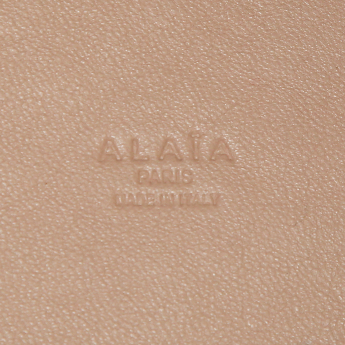 Borsa Alaïa Mina in pelle nera - Detail D3