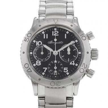 Reloj Breguet Type XX Transatlantique de acero Ref :  4820 Circa  2000