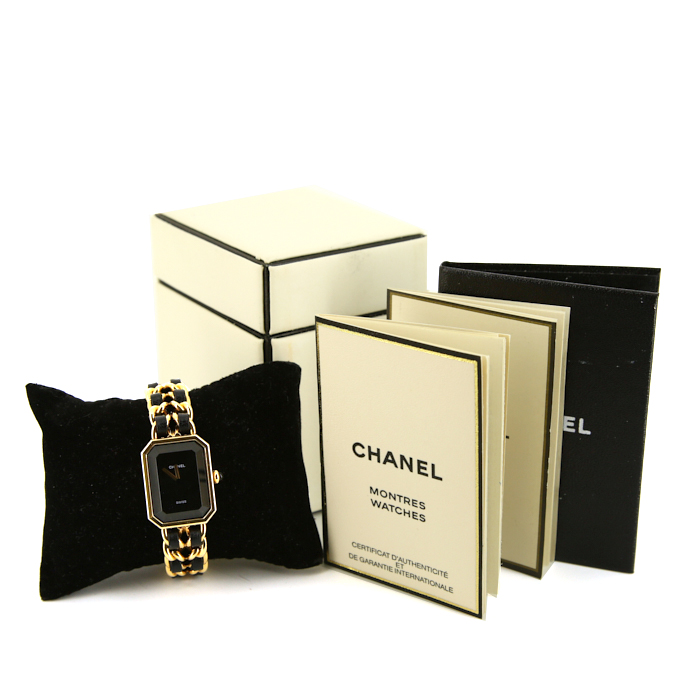 Montre Chanel Première  taille M en plaqué or Ref :  Premiére - Detail D2