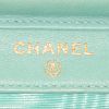 Chanel Wallet on Chain shoulder bag in green grained leather - Detail D3 thumbnail