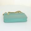 Chanel Wallet on Chain shoulder bag in green grained leather - Detail D4 thumbnail