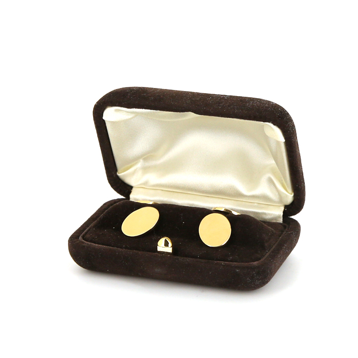 Cartier 1950's pair of cufflinks in yellow gold - Detail D2