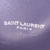 Sac à main Saint Laurent Sac de jour petit modèle en cuir grainé noir - Detail D4 thumbnail