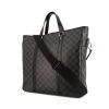 Louis Vuitton Tadao messenger bag in grey damier canvas and black leather - 00pp thumbnail